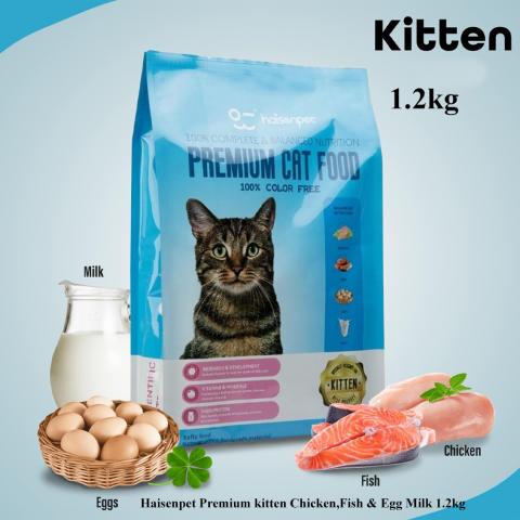 Haisenpet Premium kitten Chicken,Fish & Egg Milk 1.2kg