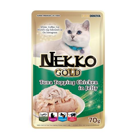 Nekko Gold tuna toping chicken in jelly 70g