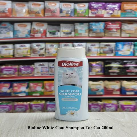 Bioline White Coat Shampoo For Cat 200ml