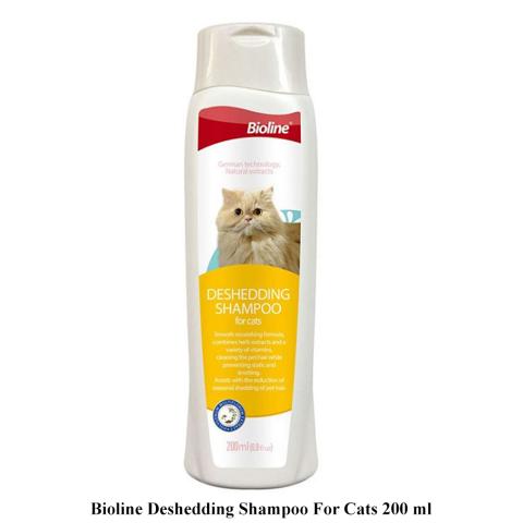 Bioline Deshedding Shampoo For Cats 200 ml