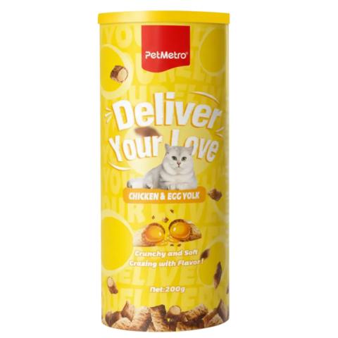 Petmetro Treat For Cat Chicken & Egg yolk 200g