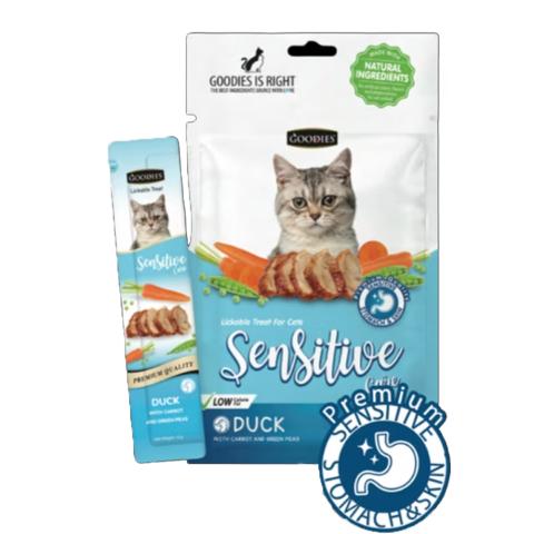 GOODIES Lickable Cat Treat Duck 75g