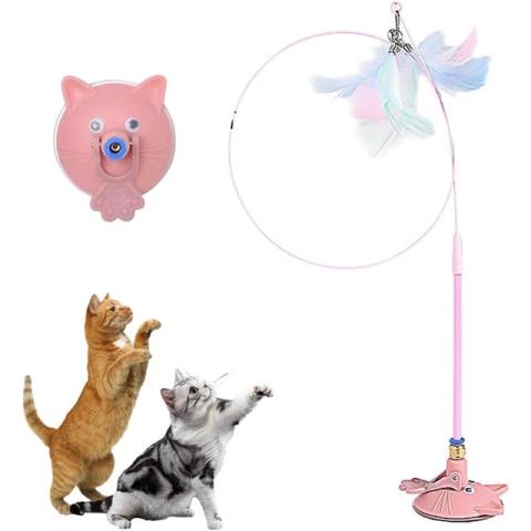 Strong Suction Cup Steel Wire Cat Teaser