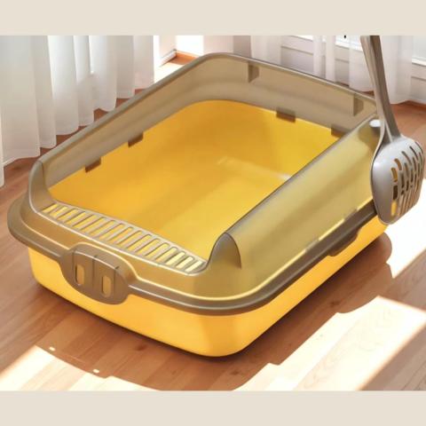 Litter Box with Semi Transparent Top Large Size 50cm